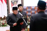 Pramono Anung Lantik 7 Pejabat Pemprov DKI Jakarta di Balai Kota