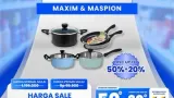Promo Transmart Full Day Sale, Alat Masak Maxim dan Maspion Mulai Rp 99.900