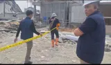 Polda Jawa Tengah Olah TKP Kebakaran Gudang Limbah di Brebes