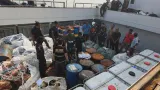 Bea Cukai dan BNN Gagalkan Penyelundupan 2,6 Ton Sabu Cair di Kepulauan Riau