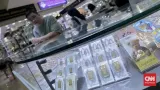 Harga Emas Antam Selasa Naik Rp18 Ribu per Gram