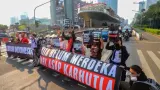 Walhi Gelar Unjuk Rasa di Tosari Jakarta, Soroti Masalah Karhutla yang Terus Berulang