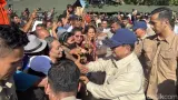 Prabowo Cek Posko Pengungsi Korban Gempa M 7 di Nagekeo NTT