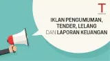 Galeri 24 Buka Lelang Relokasi dan Renovasi Pabrik Senilai Rp 95,15 Miliar